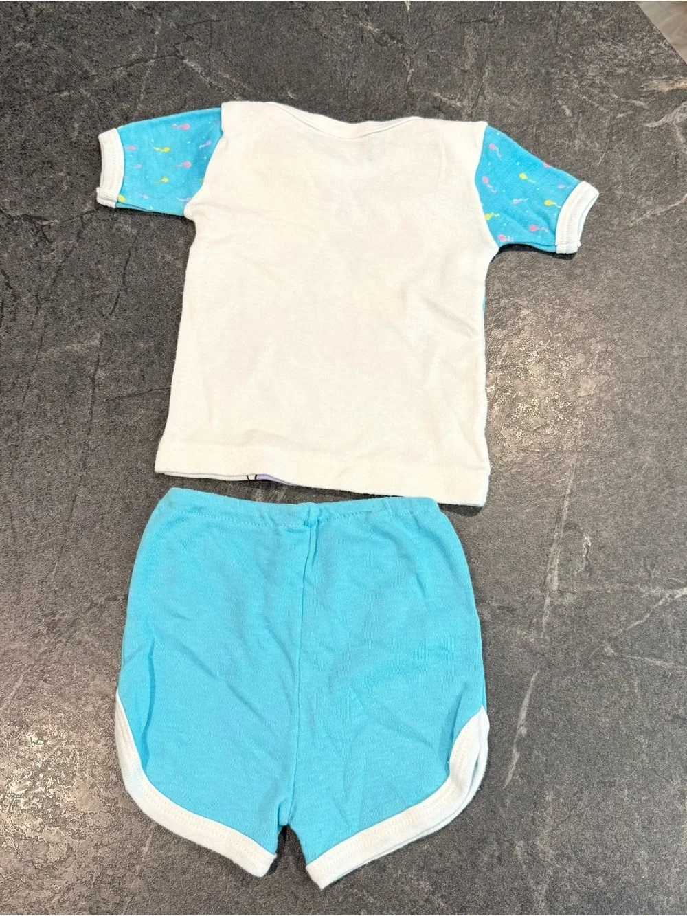 Vintage Disney Babies 0-6 month baby girl outfit set Minnie 80s